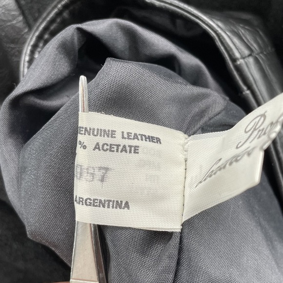 VTG Comint Genuine Suede Leather Jacket Womens Medium 80s Retro Patchwork Rocker - Picture 7 of 9